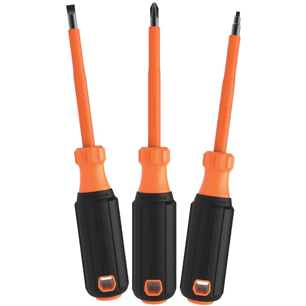 Screwdriver Set, 1000V Insul, 3 Pc