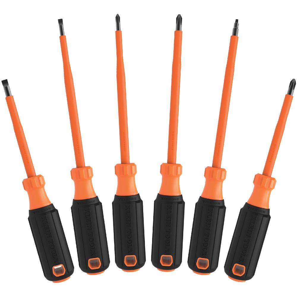 Screwdriver Set, 1000V Insul, 6 Pc