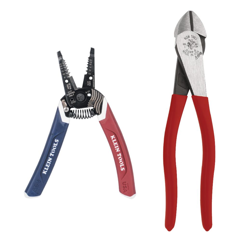 Diagonal Cutter Stripper Kit, 2 Pc