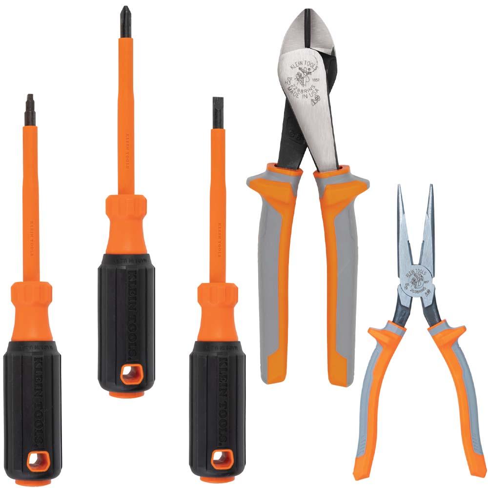 1000V Insulated Tool Set, 5-Pc