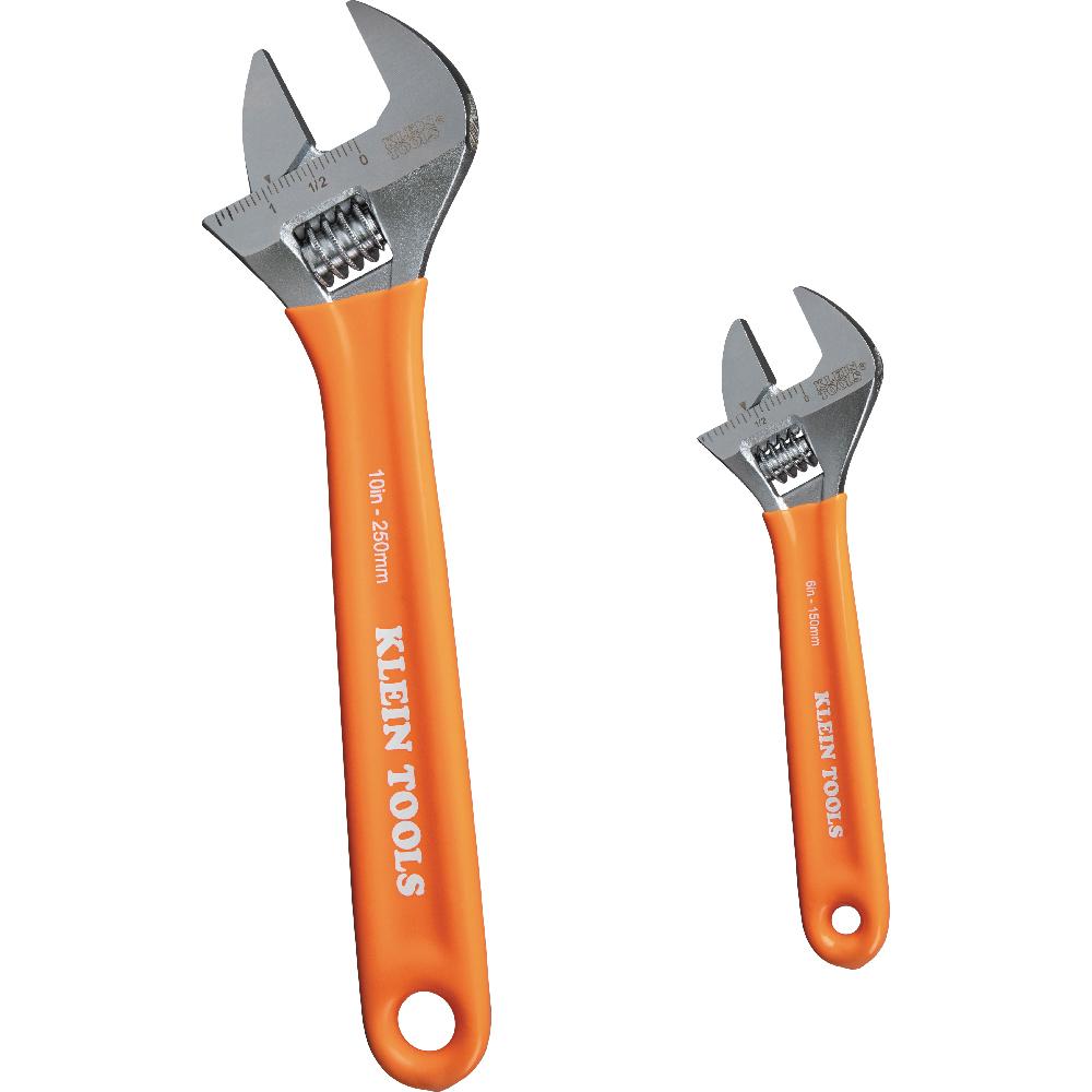 Extra-Capacity Adj Wrenches, 2-Pc