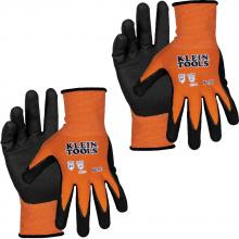 Klein Tools 60582 - A1 Cut Knit Dipped Gloves, XL, 2-Pr