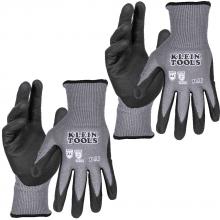 Klein Tools 60590 - A4 Cut Knit Dipped Gloves, XL, 2-Pr