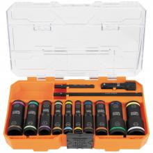 Klein Tools 65239 - Flip Socket Set, SAE/Metric 13 Pc