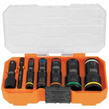 Klein Tools 65618 - HD Flip Socket Kit, SAE, 8 Pc