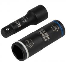 Klein Tools 66080 - Penta/Hex Flip Socket with Adapter