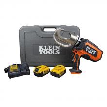 Klein Tools BAT20-12T1651 - Battery-Operated 12-Ton Crimper Kit