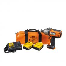 Klein Tools BAT20-7161 - Cordless Impact Wrench Kit, 7/16"