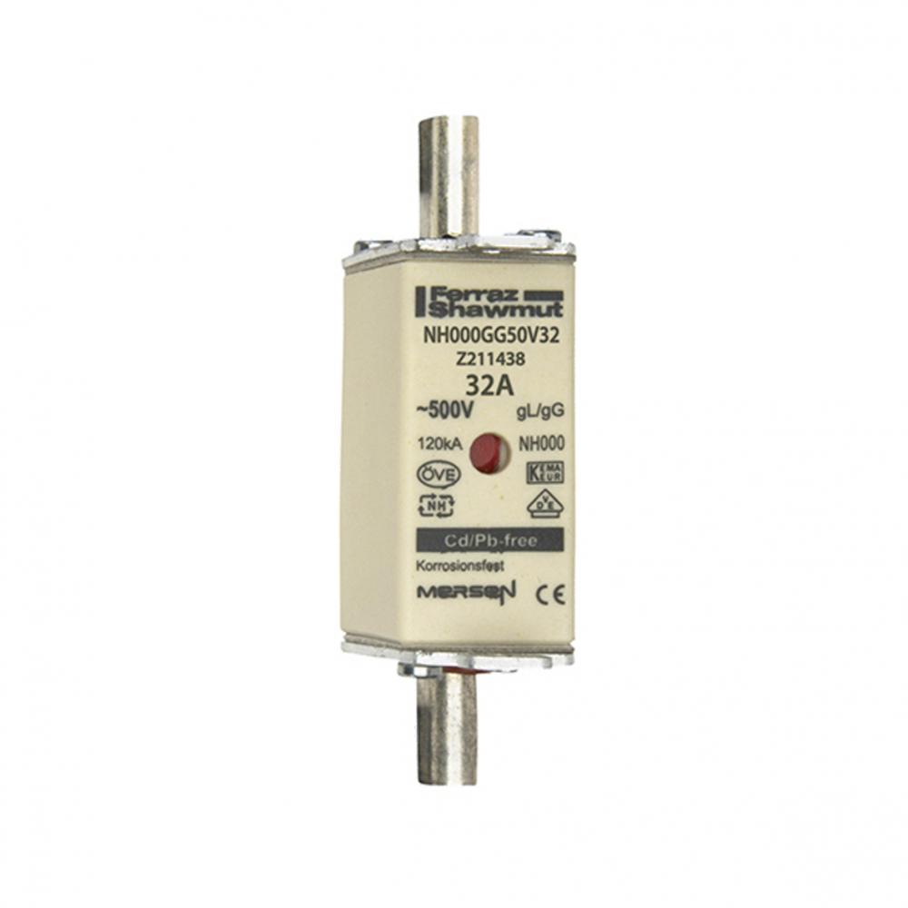 Fuse-link NH000 gG 500VAC 32A live tags Double i