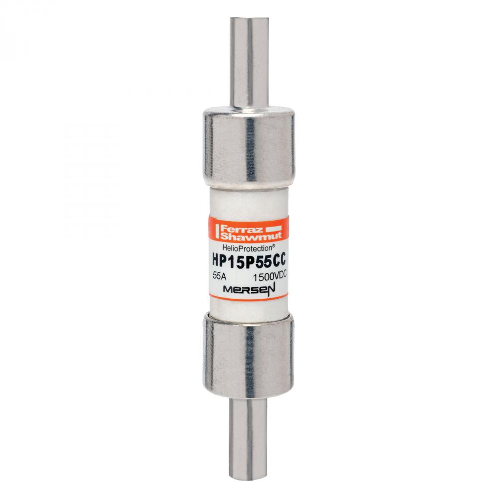 HelioProtection® Fuse 1500VDC 55A 20x65mm Crimp