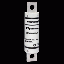 Mersen MEV100A60-4Y - EVpack Fuse 1000VDC UL 60A Max. BC: 20 kA @ 1000