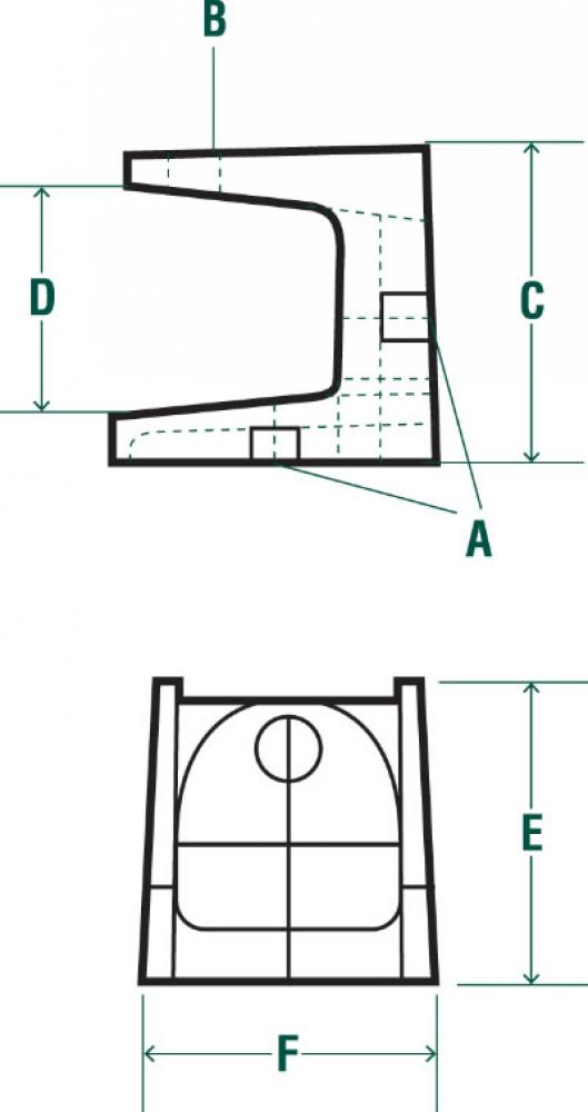 5/16 HANGER ROD BEAM CLAMP