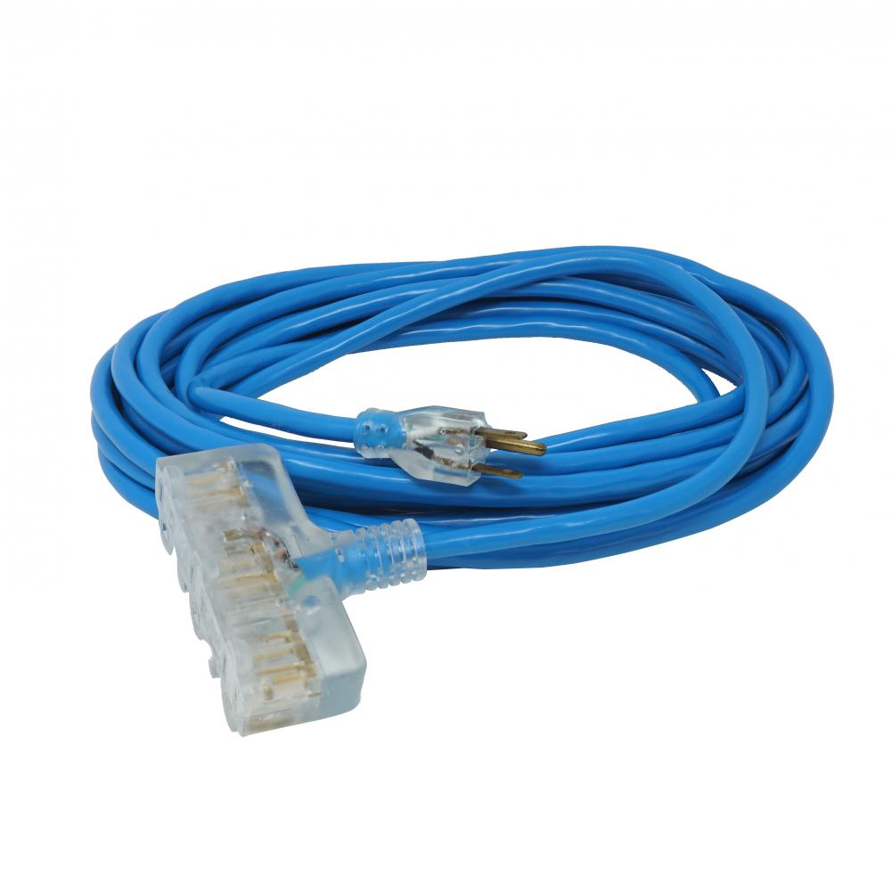 CORD, HV/LT 14/3 50' SJTW T-S BLUE