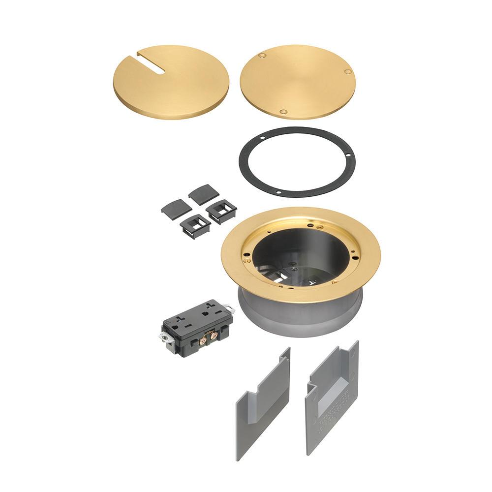 5.5 IN BRASS RECESSED COVER