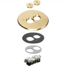 Arlington FLB6220MB - 6" BRASS COVER KIT 2 TP