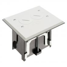 Arlington FLBA101W - WHITE ADJ FLOOR BOX