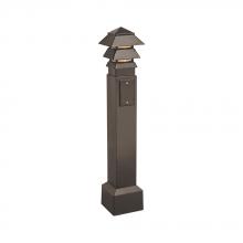 Arlington GPBK35BRGC - 35" GARDNPOST BOLLARD GC