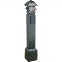 Arlington GPBK35BGC - 35" GARDNPOST BOLLARD W/ GC