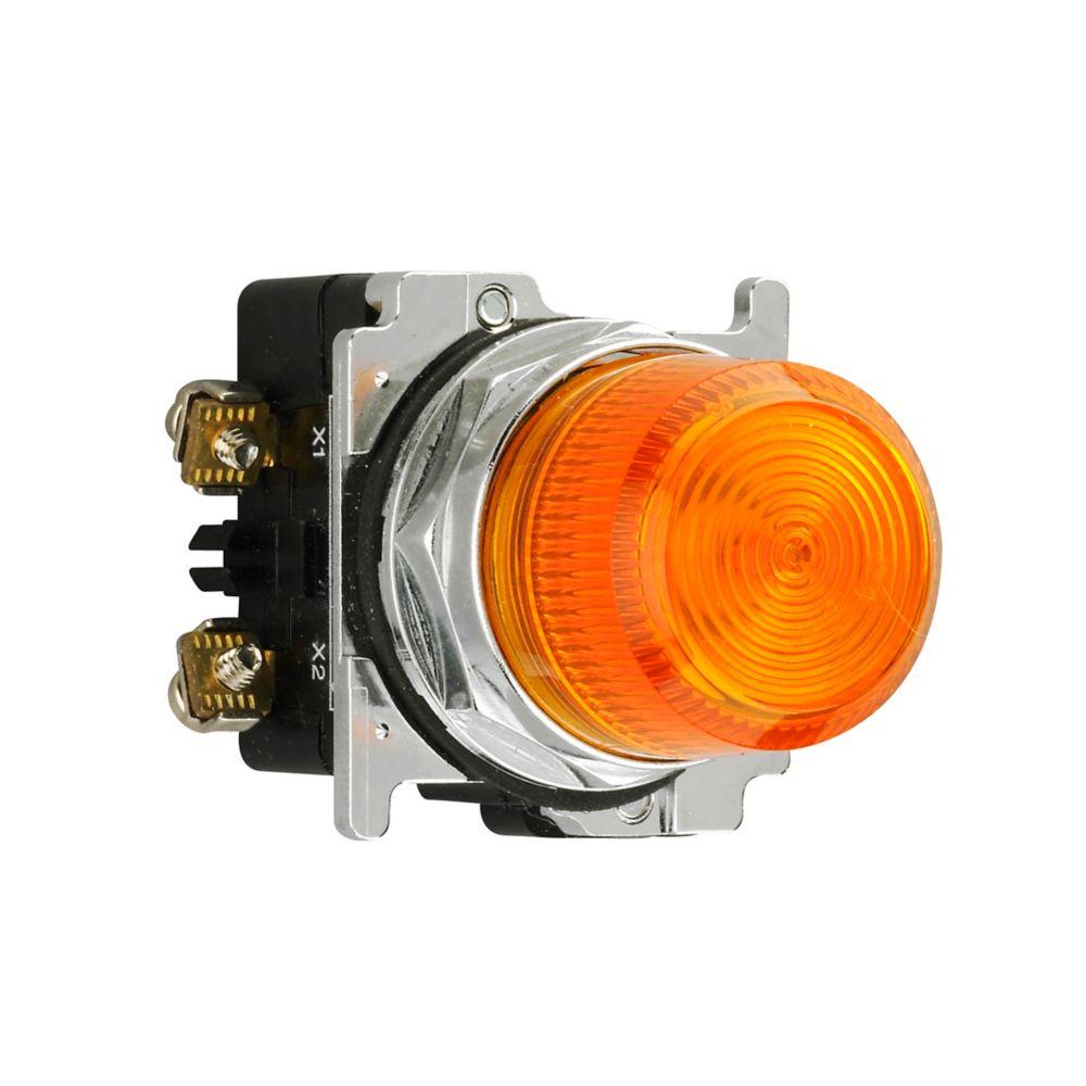 IND LIGHT FV 24V YE LED-PLASTIC LENS