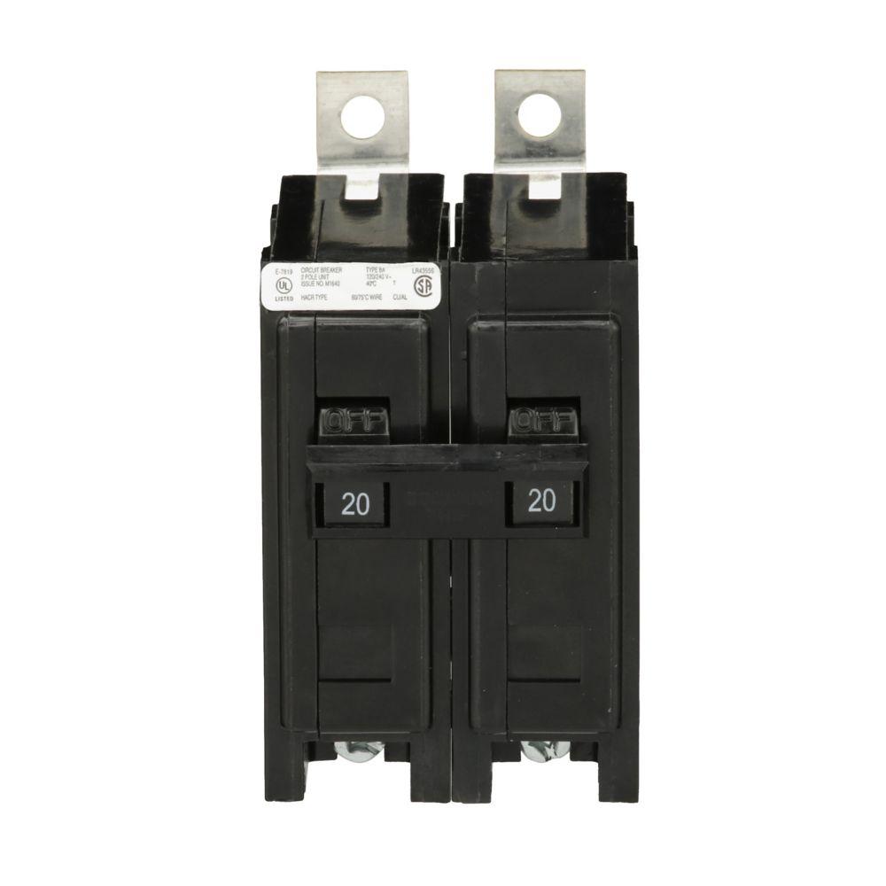 100A, 2 pole circuit breaker, Pow-R-Line