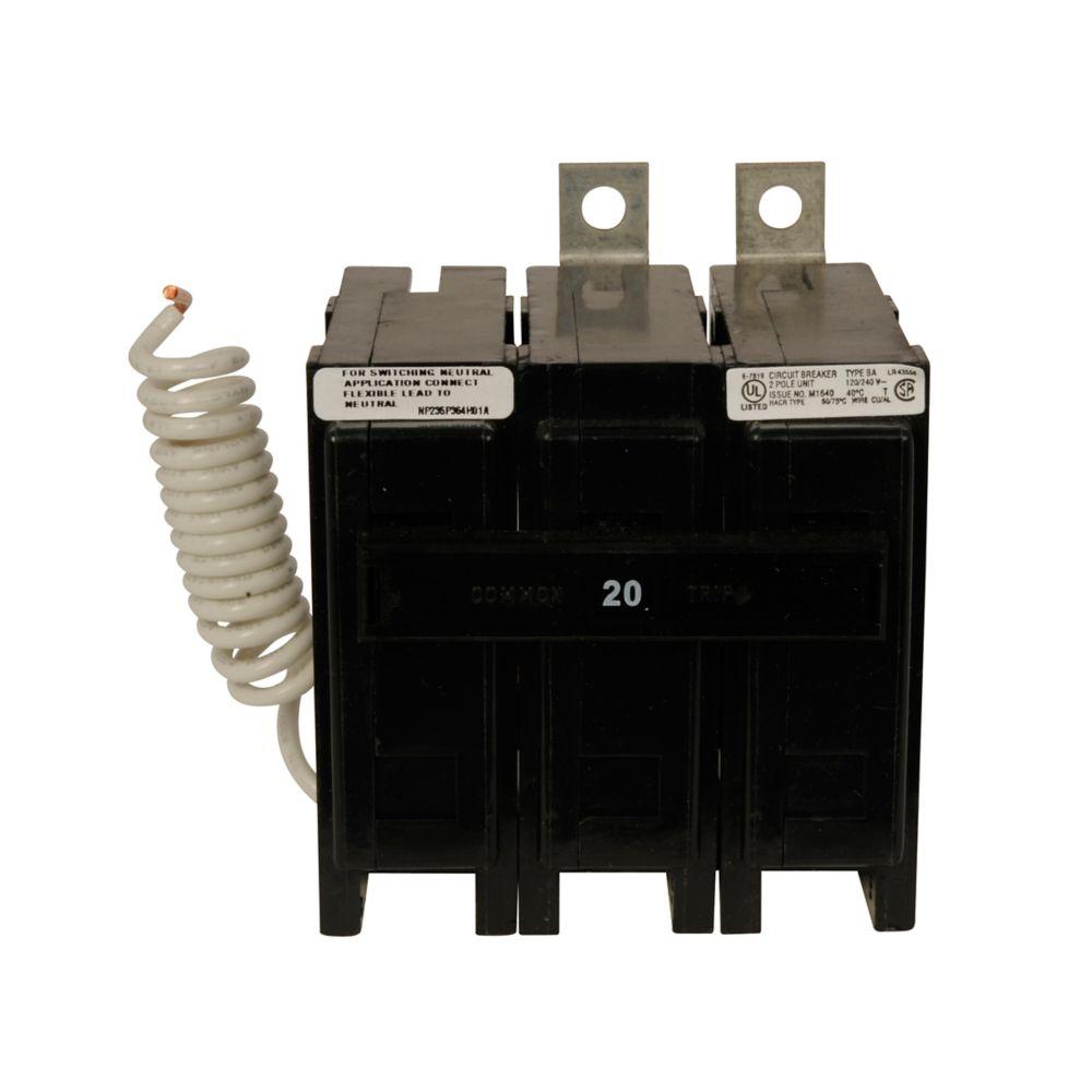 BAB 3 pole 20 amp breaker