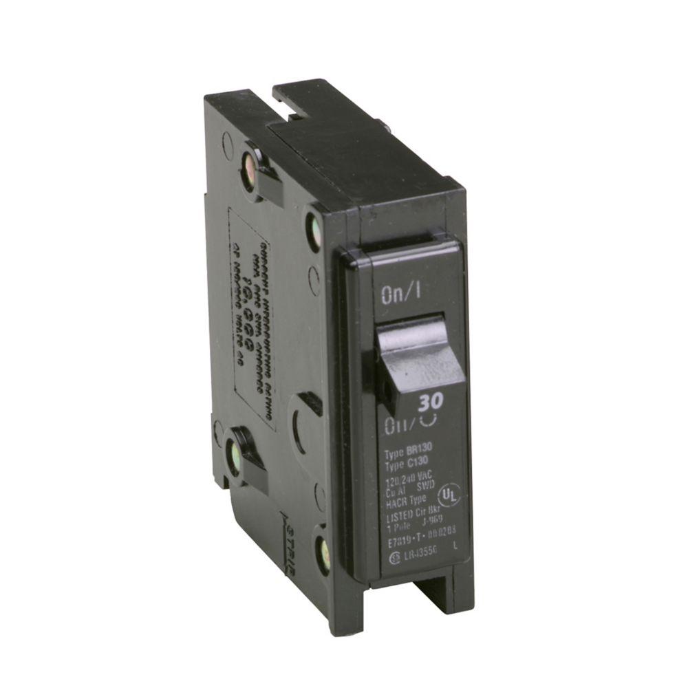 Type BR Breaker 30A/1 Pole 120/240V 10K