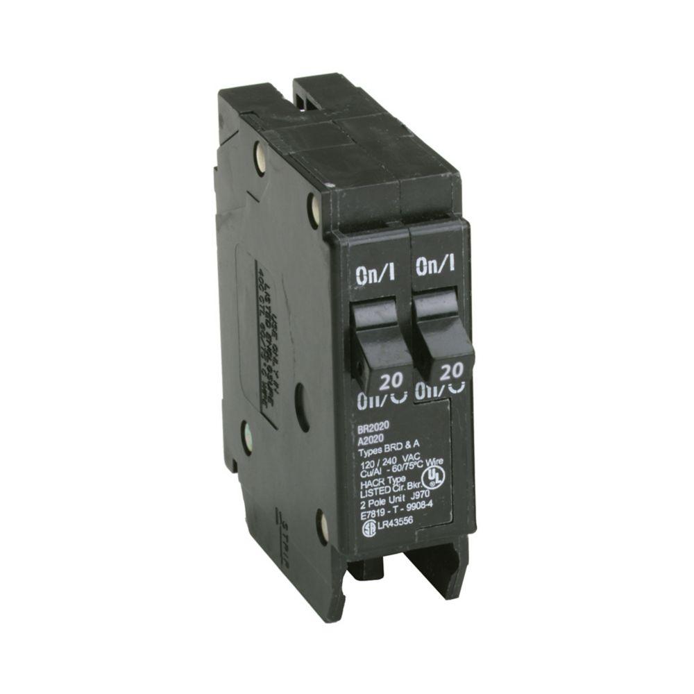 BR Duplex 2-20A/1 Pole 120/240V 10K