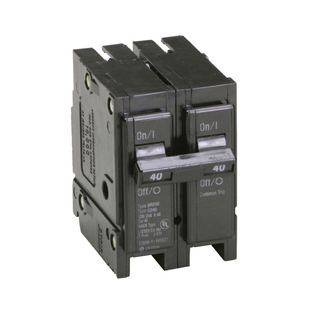 Type BR Breaker 40A/2 Pole 120/240V 10K