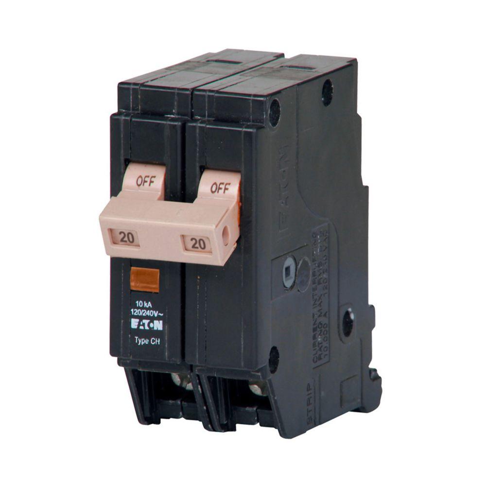 TYPE CHF BREAKER 20A/2P 120/240V 10 KAIC