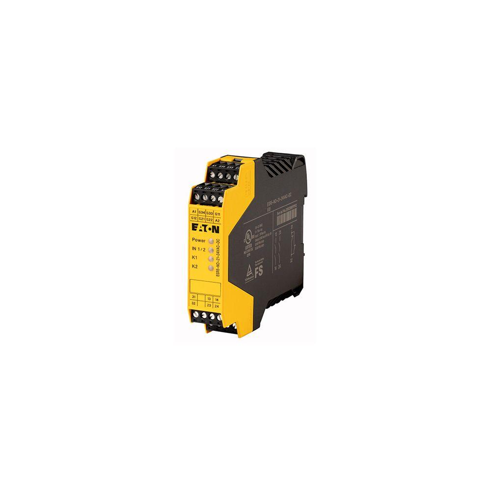 SAFETY RELAY DUAL-CHANNEL 24VAC/DC