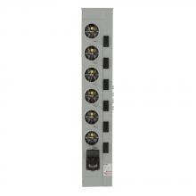 Eaton 3MM612RRLVF - 3 Ph RINGLESS M.M.,6 SOCKETS,125A,FUSED