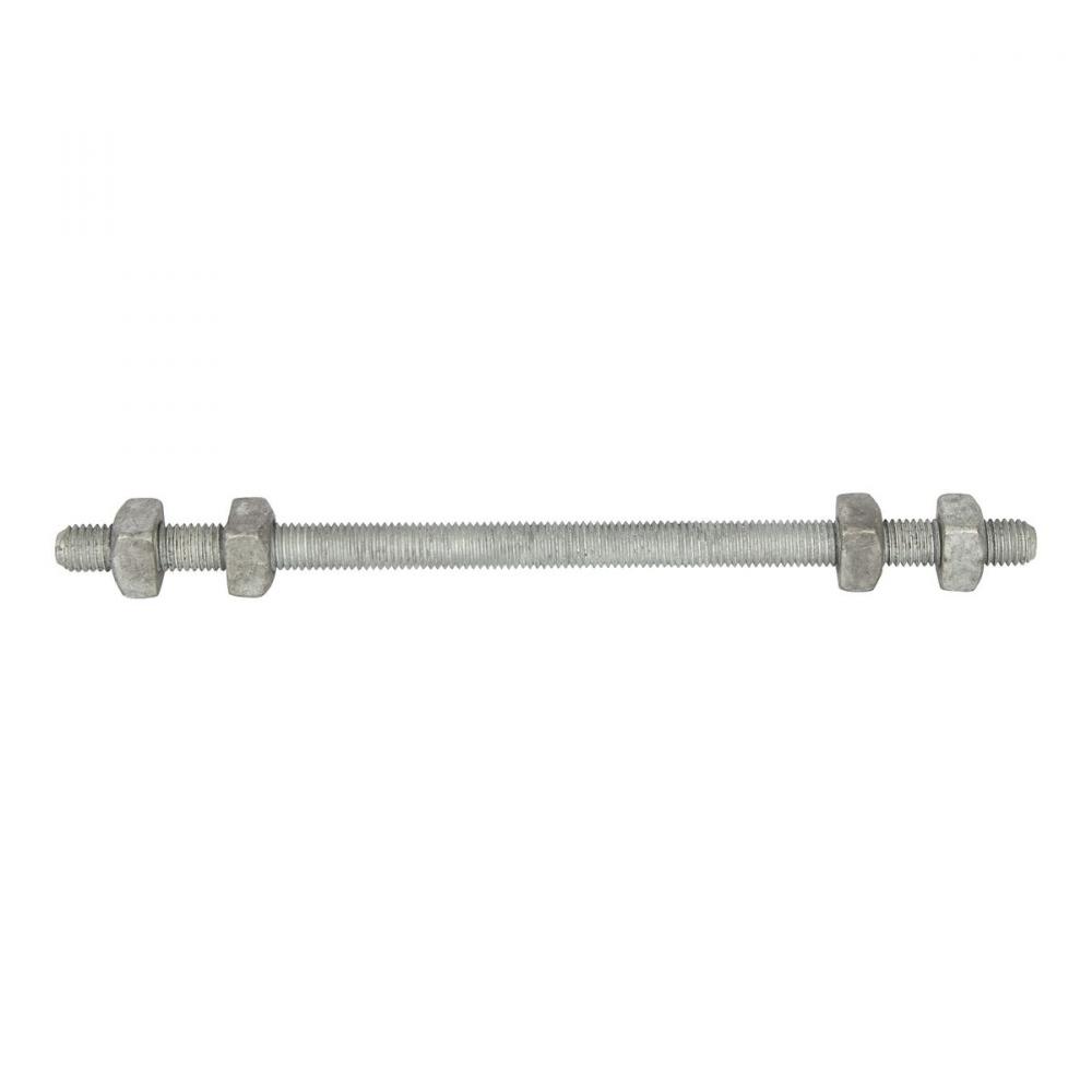 BOLT, DA, 3/4in X 16in, w/2 NUTS