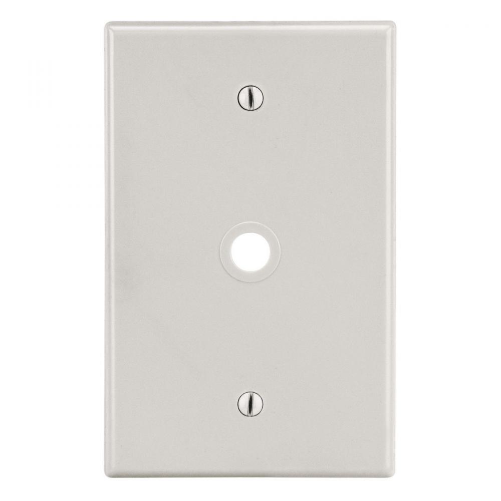 WALLPLATE, 1-G, .406" OPNG, BOX MT, LA