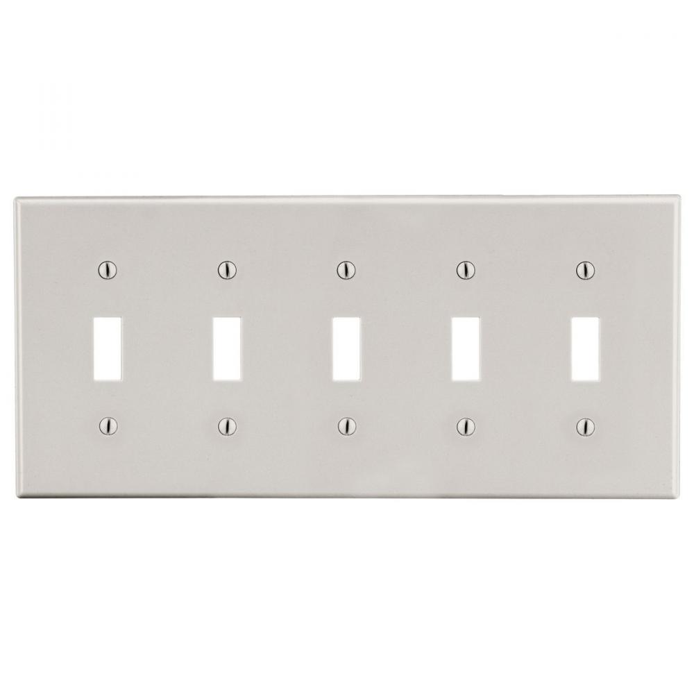 WALLPLATE, 5-G, 5) TOG, LA