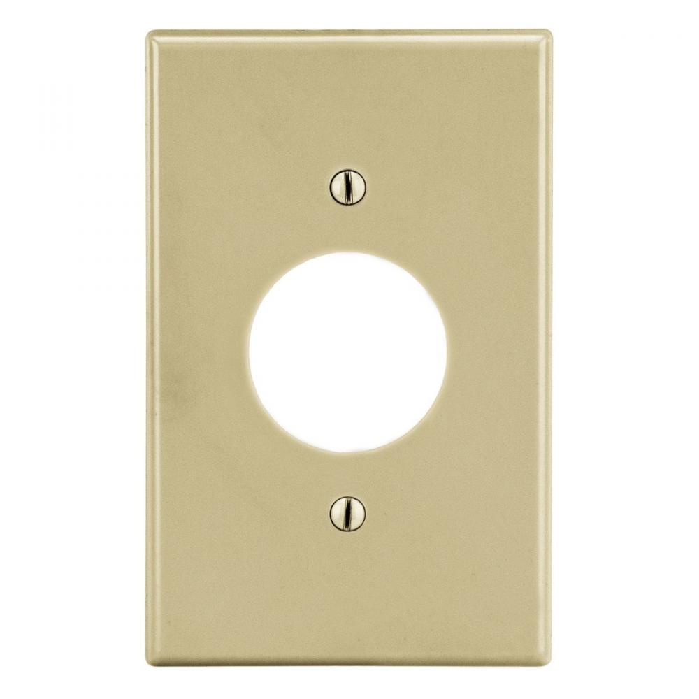 WALLPLATE, M-SIZE, 1-G, 1.40" OPNG, IV