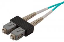 Hubbell Premise Wiring KLCDFPSC50GM02BL - FIBER, P-CORD,50U,DUP,KLC-SC,LZRGR,BL,2M