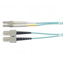 Hubbell Premise Wiring DFHRCLCSCF5MM - FIBER, P-CORD,R,OM4,DUP,LC-SC,5M