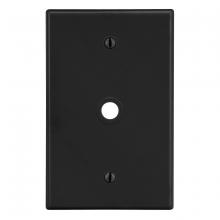 Hubbell Premise Wiring P11BK - WALLPLATE, 1-G, .406" OPNG, BOX MT, BK