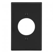 Hubbell Premise Wiring P720BK - WALLPLATE, 1-G, 1.60" OPNG, BK