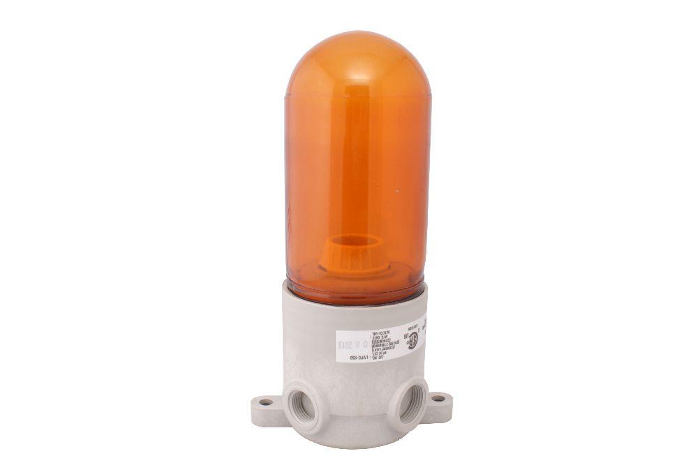 CEIL. MT. 150W PVC UT. LIGHT AMBER HR GG SCEPTAL