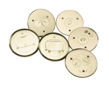 Ipex USA LLC 178094 - BRASS SING. REC. DATA COM PLUGS KRALOY