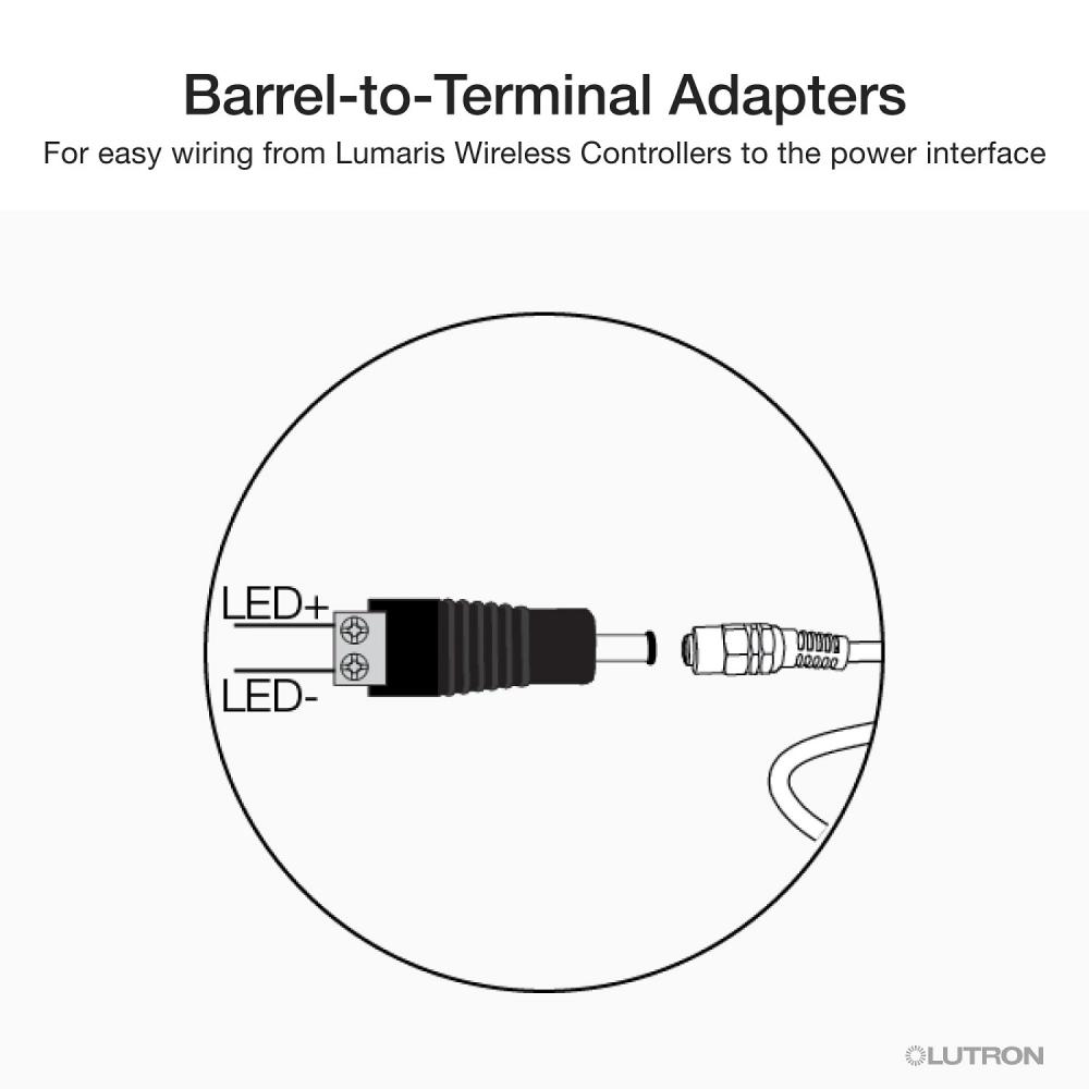 BARREL PLUG ADAPTOR 3 PACK