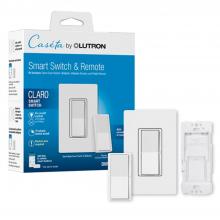 Lutron Electronics DVRF-PKG1S-WH - PICO PADDLE REMOTE W CLARO