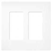 Lutron Electronics SC-2-BW - SATIN WALLPLATE 2G BW