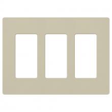 Lutron Electronics SC-3-CY - SATIN WALLPLATE 3G CY