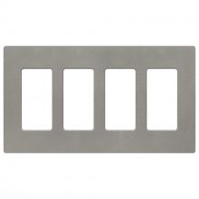 Lutron Electronics SC-4-CS - SATIN WALLPLATE 4G CS