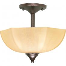 Satco 60/057 - NORMANDY 2 LT SEMI FLUSH