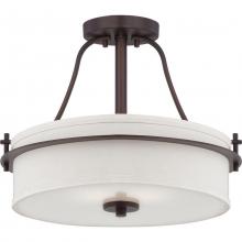 Satco 60/5007 - LOREN 2 LIGHT SEMI-FLUSH