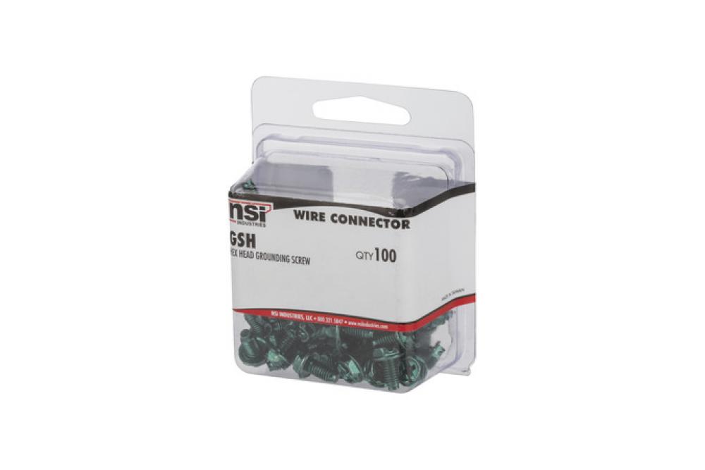 Ground Screw Green Hex