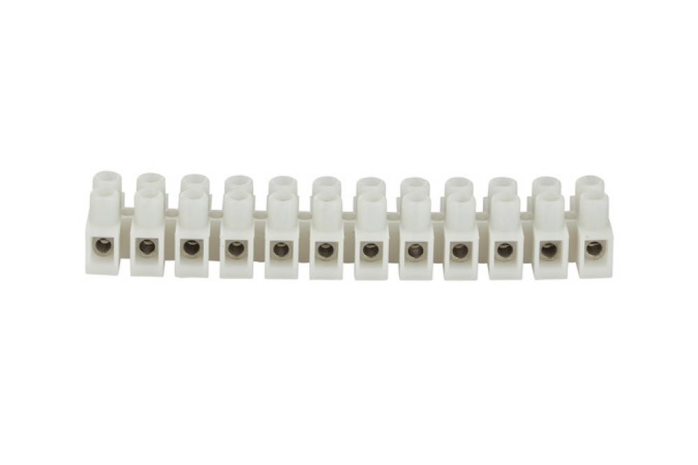 INSULATED TERMINAL BLOCK, 20 AMP, 12 CIR